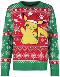 Pikachu - Pika, Pika!, Pokémon, Weihnachtspullover