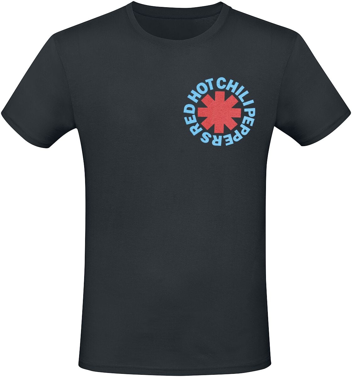 T-Shirt  di Red Hot Chili Peppers - Crest - S a 3XL - Uomo - nero