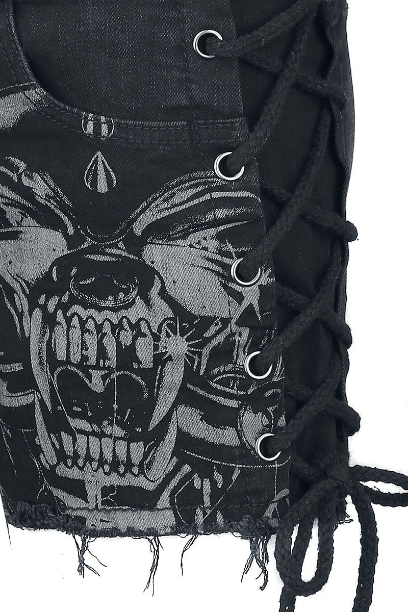 Motörhead EMP Signature Collection Hotpant schwarz - 30.01% Rabatt