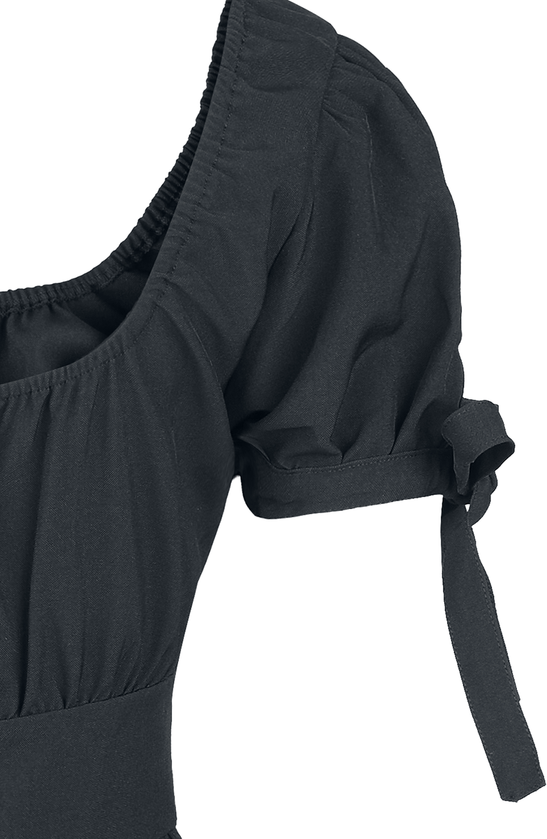 Thumbnail - Killstar Withered Garden - Grim Gretchen Mini Dress Kurzes Kleid schwarz in XL