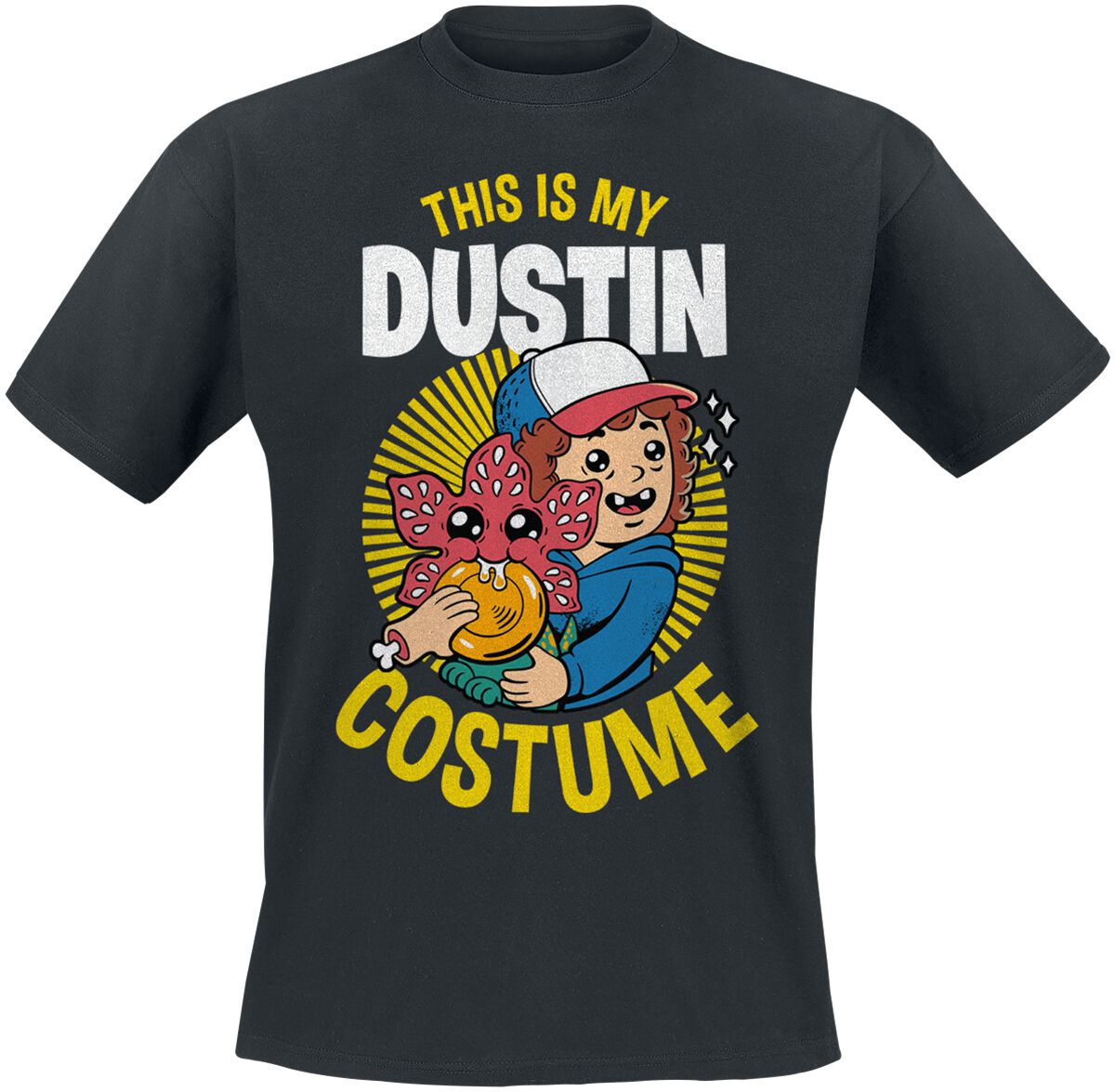 Stranger Things This is my Dustin Costume T-Shirt schwarz