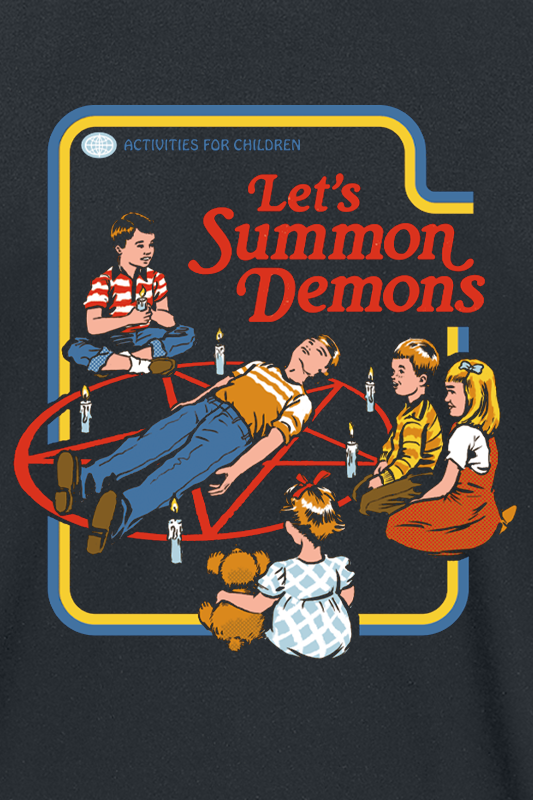 Steven Rhodes Let's Summon Demons Kapuzenpullover schwarz
