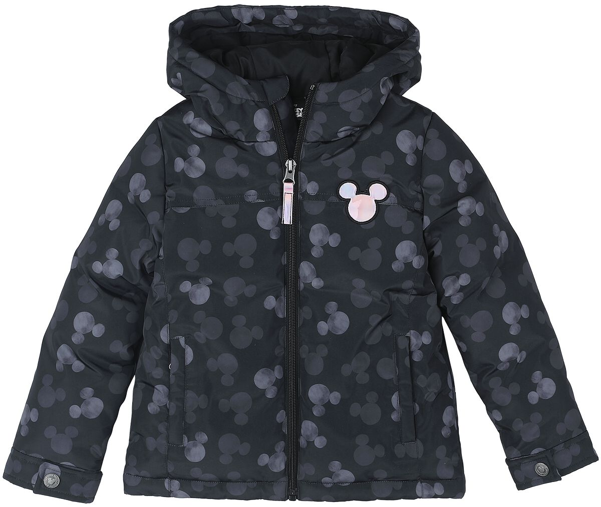 Levně Mickey & Minnie Mouse Allover detská bunda černá