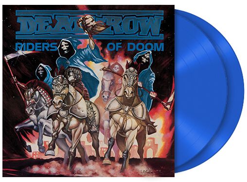 Deathrow Riders of doom LP blau