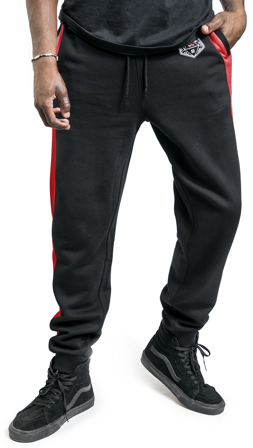 Dungeons and Dragons D20 Trainingshose schwarz