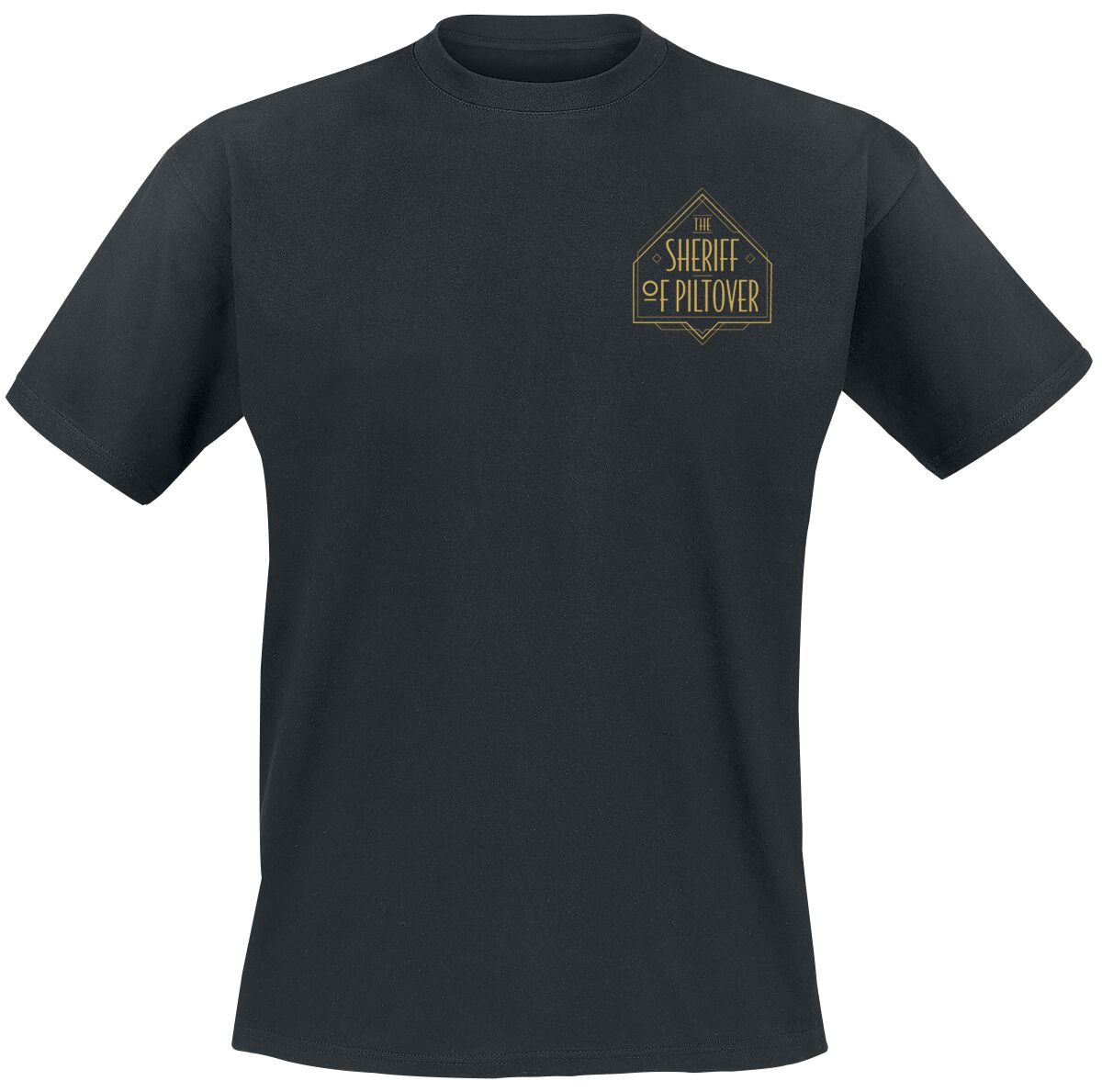 Arcane: League Of Legends - Gaming T-Shirt - Caitlyn - Piltover Sheriff - S bis L - für Männer - Größe S - schwarz  - EMP exklusives Merchandise!