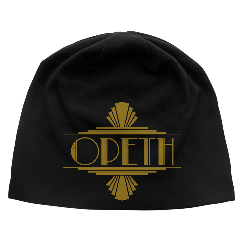 🏷️ Bonnet  de Opeth - art Deco Logo - Jersey Beanie - e