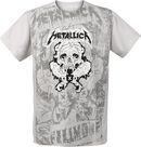 Fillmore Pushead Icegrey, Metallica, T-Shirt