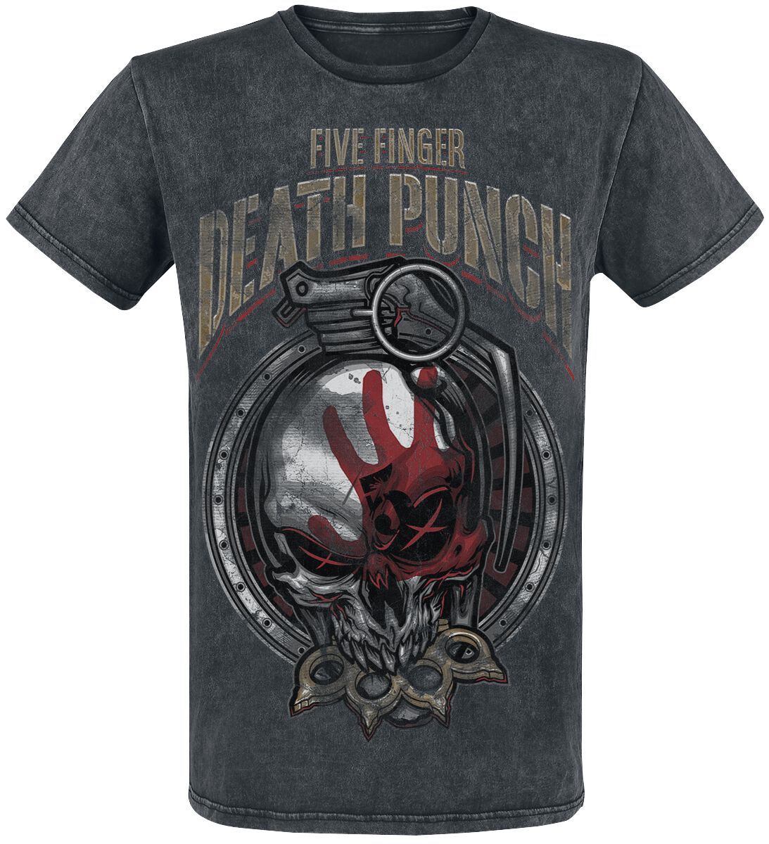 Five Finger Death Punch Grenade T-Shirt black