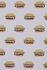 Burger Allover Desk Pad