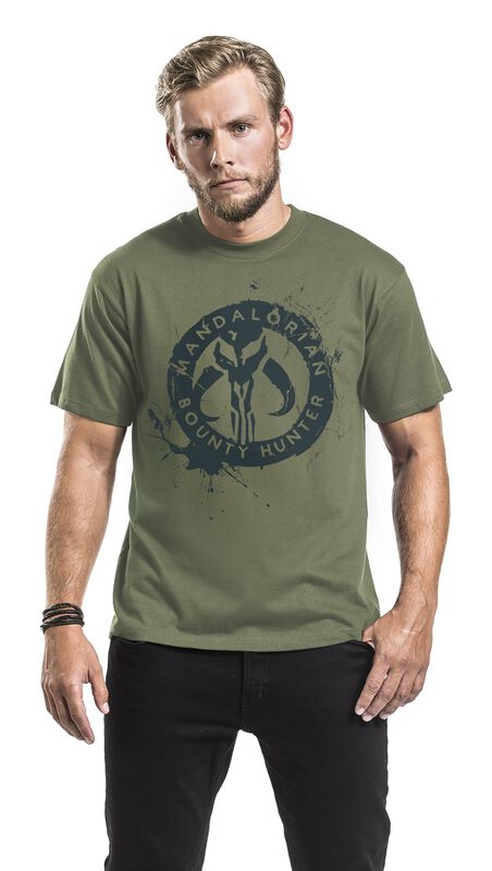 Männer Bekleidung The Mandalorian - Bounty Hunter | Star Wars T-Shirt