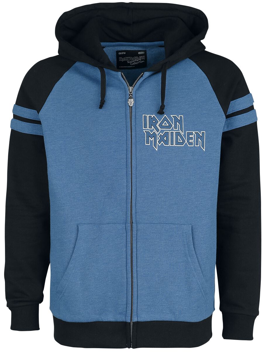 Iron Maiden EMP Signature Collection Hooded zip blue black