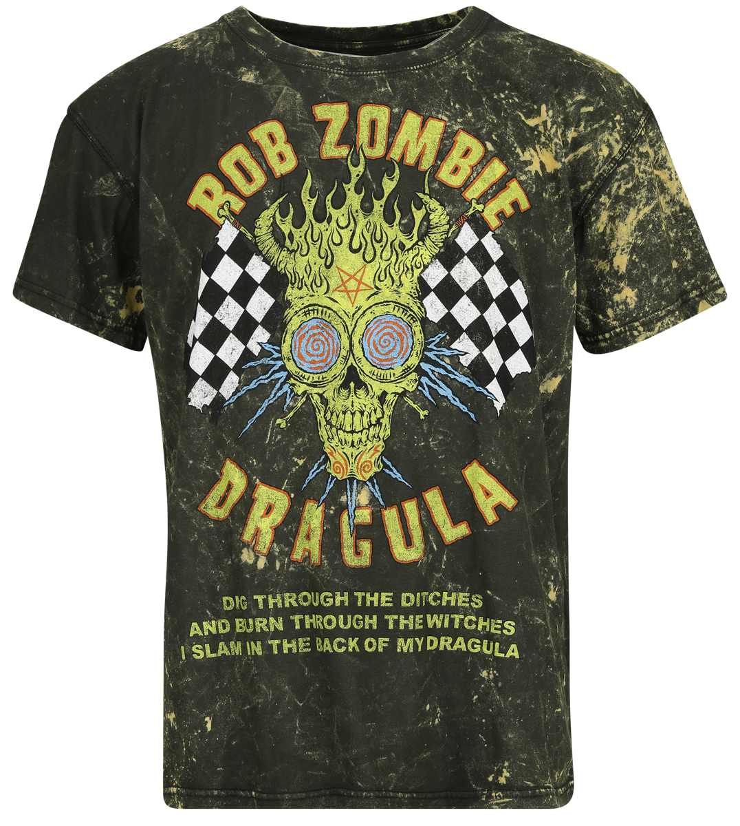 Rob Zombie - Dragula Racing - T-Shirt - braun