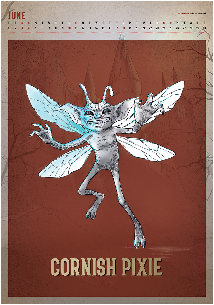 Harry Potter A3 Deluxe Wandkalender 2023 Wandkalender multicolor