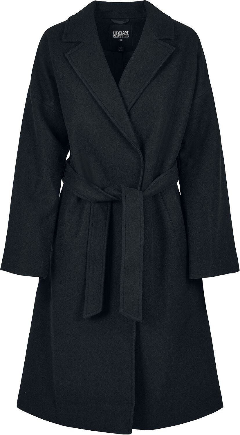 Image of Urban Classics Ladies Oversized Classic Coat Girl-Mantel schwarz