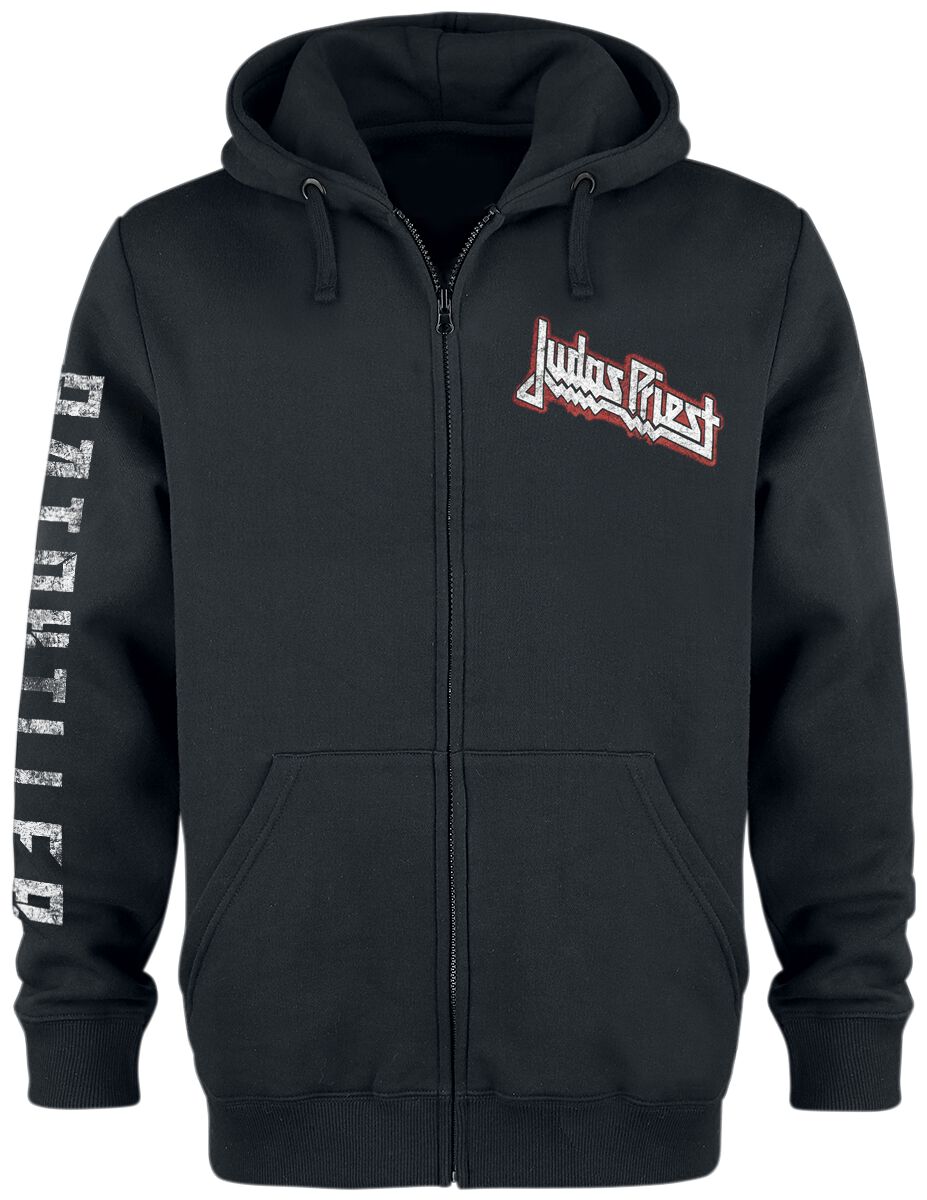 Judas Priest Kapuzenjacke – Painkiller – S bis L – für Männer – Größe M – schwarz – Lizenziertes Merchandise! Judas Priest Kapuzenjacke – Painkiller – S bis L – für Männer – Größe M – schwarz – Lizenziertes Merchandise!