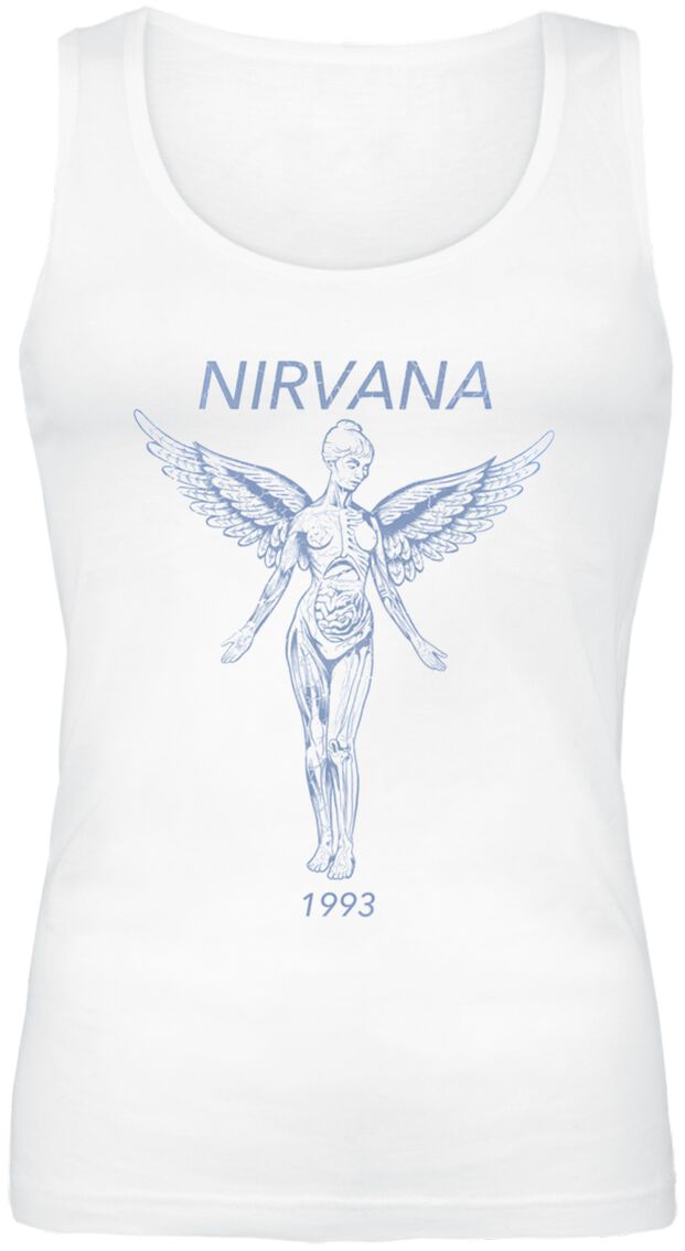 Top de Nirvana - Angel - M à XXL - pour Femme - blanc