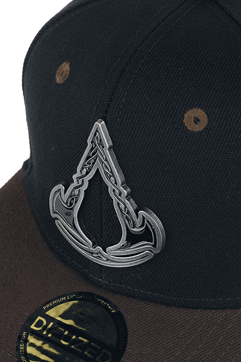 Assassin's Creed Valhalla - Metal Badge Cap schwarz