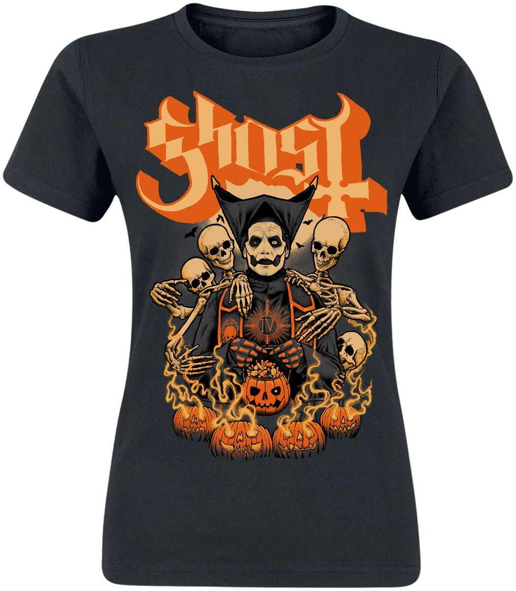 Ghost T-Shirt - Great Pumpkin - S bis 5XL - für Damen - Größe L - schwarz  - Lizenziertes Merchandise!