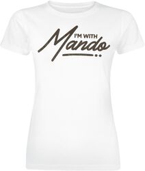 The Mandalorian - I'm With Mando - Grogu, Star Wars, T-Shirt