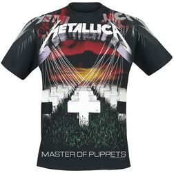 Master Of Puppets - Faded Allover, Metallica, T-Shirt