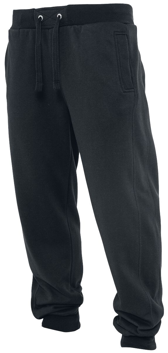Urban Classics Trainingshose - Straight Fit Sweatpants - S bis XXL - für Männer - Größe XXL - schwarz
