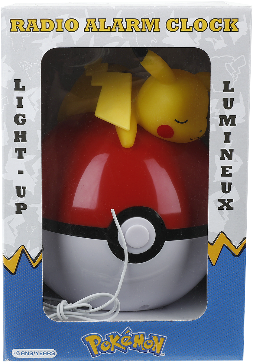 Pokémon Teknofun - liegender Pikachu Wecker multicolor