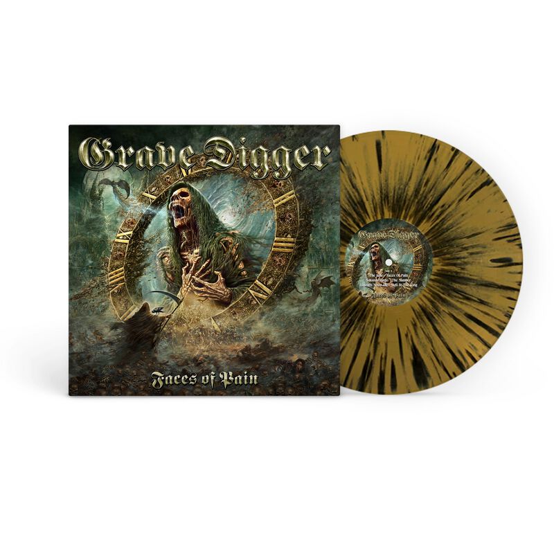 Faces of Pain von Grave Digger - LP (Coloured, Limited Edition, Standard)