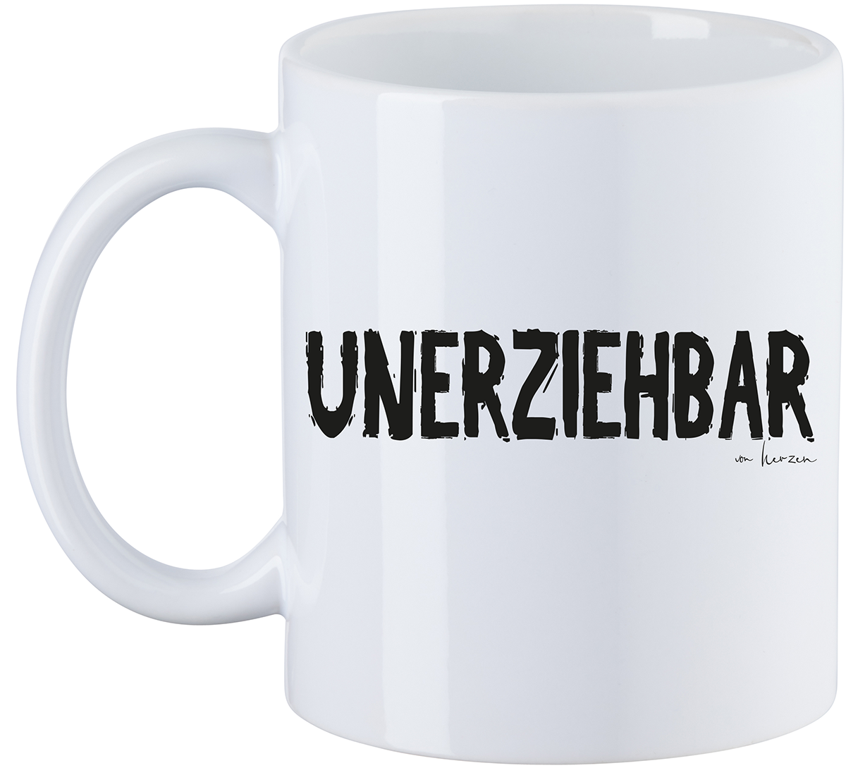 Sprüche Unerziehbar Tasse weiß