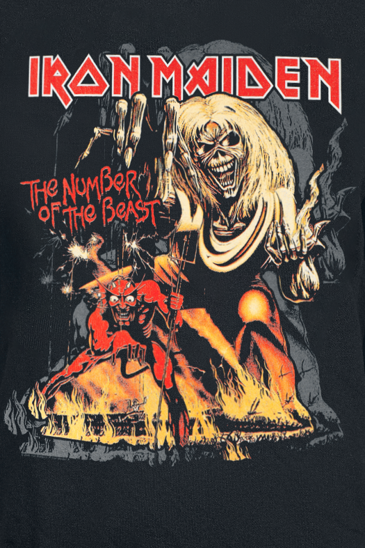 4068143459051 - The number of the beast Sweatshirt schwarz in XL