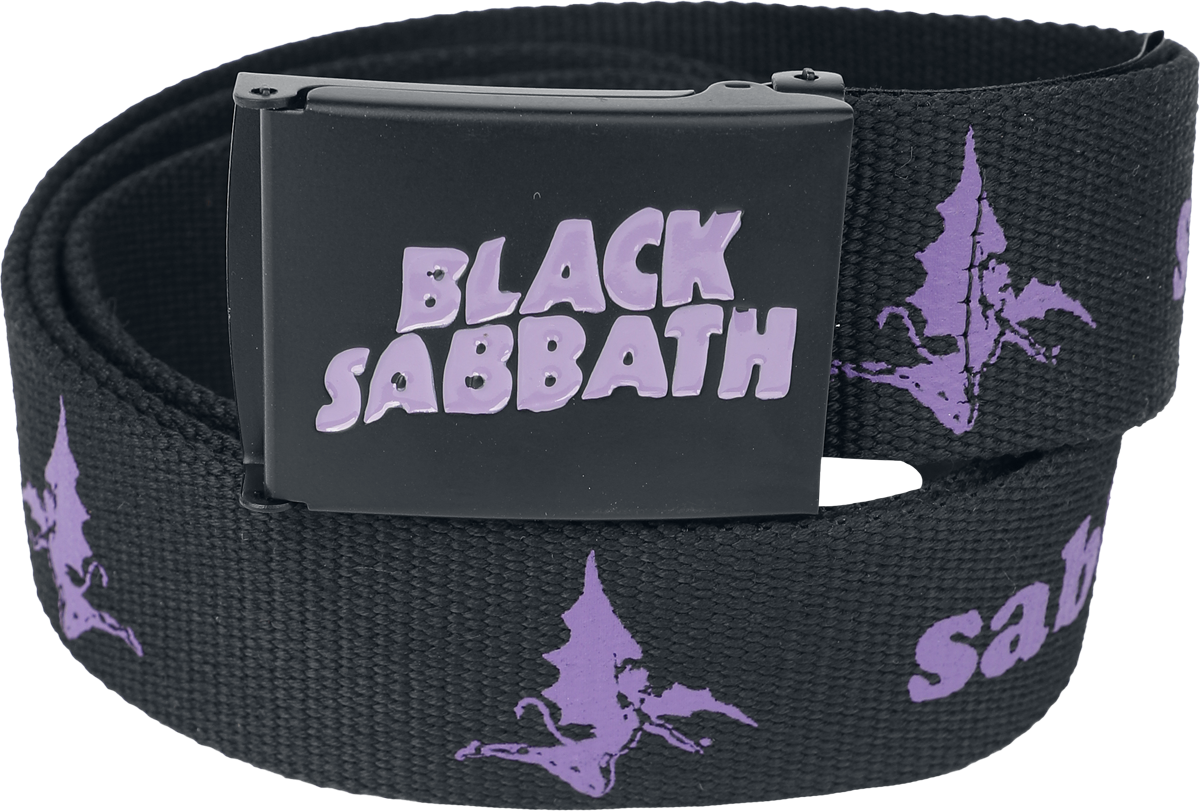 🏷️ Ceinture  de Black Sabbath - Logo - e