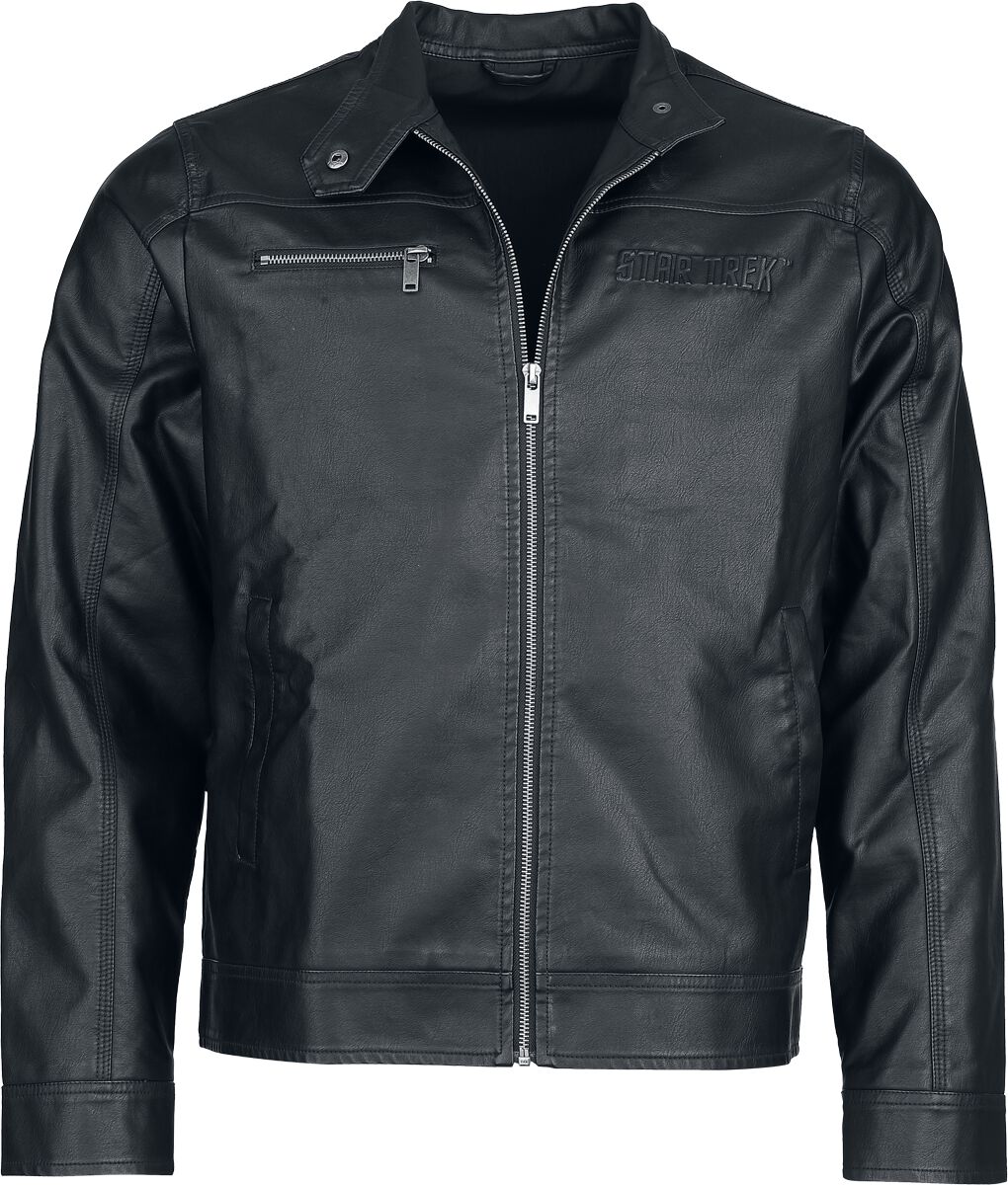 Star Trek - DC Comics Kunstlederjacke - S bis XXL - für Männer - Größe XXL - schwarz  - EMP exklusives Merchandise!
