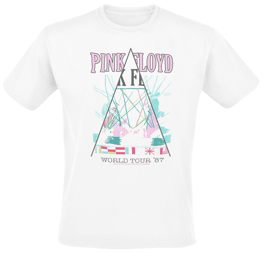 Pink Floyd - Split World Tour - T-Shirt - weiß