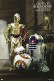 Episode 7 - The Force Awakens - Robots, Star Wars, Poster