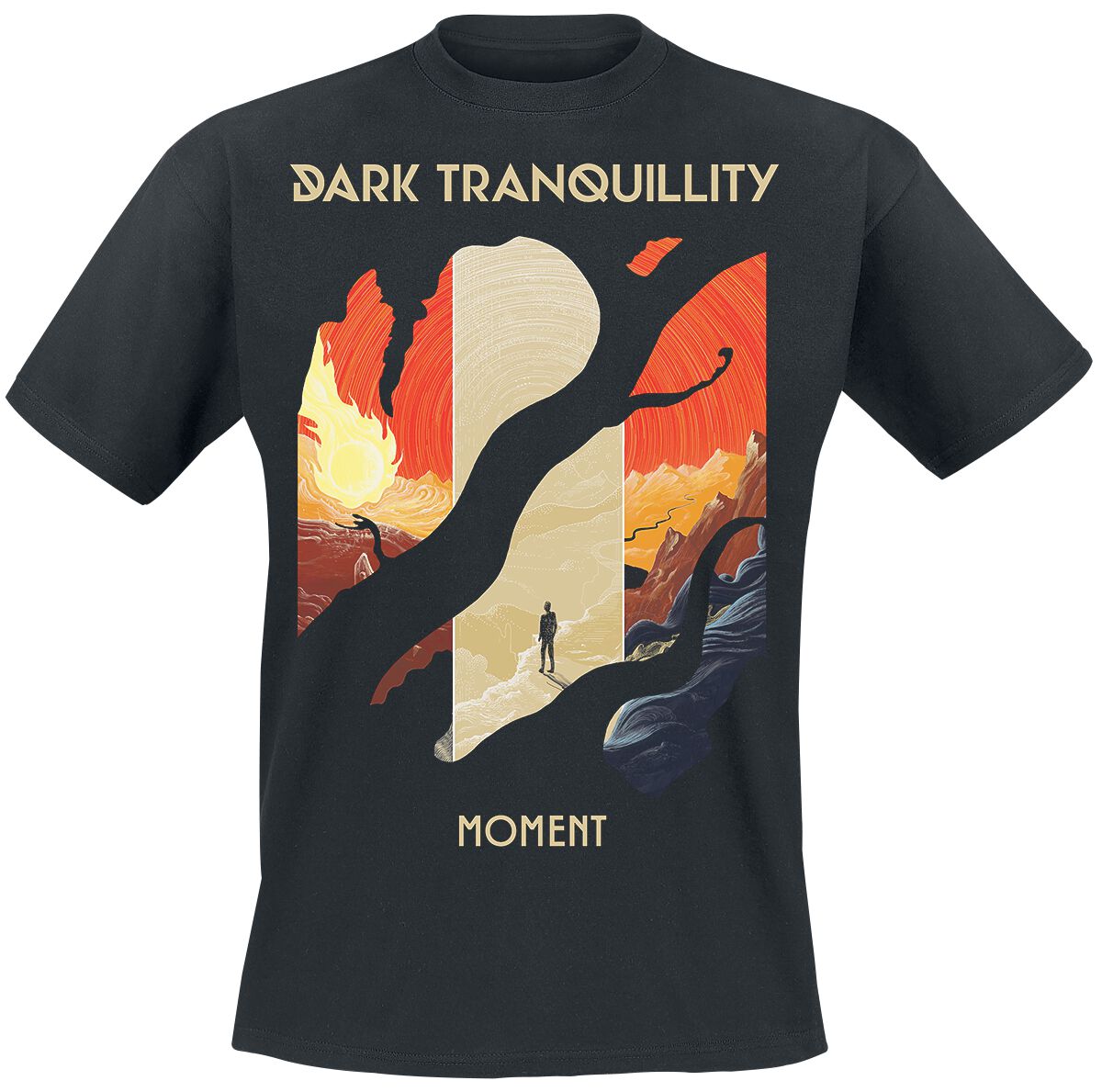 Dark Tranquillity Moment T-Shirt schwarz in XL