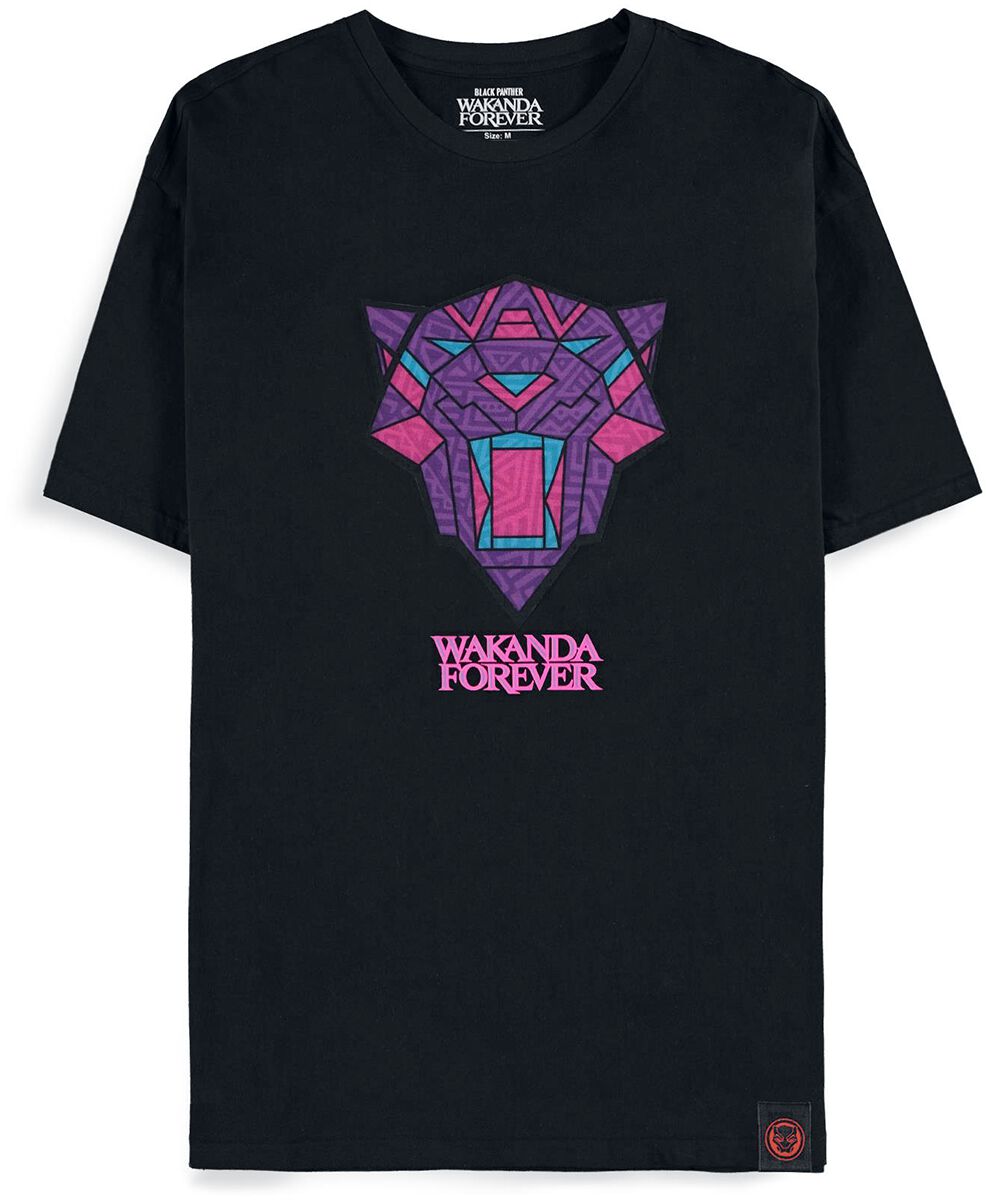Black Panther Wakanda Forever - Panther - Icon T-Shirt black