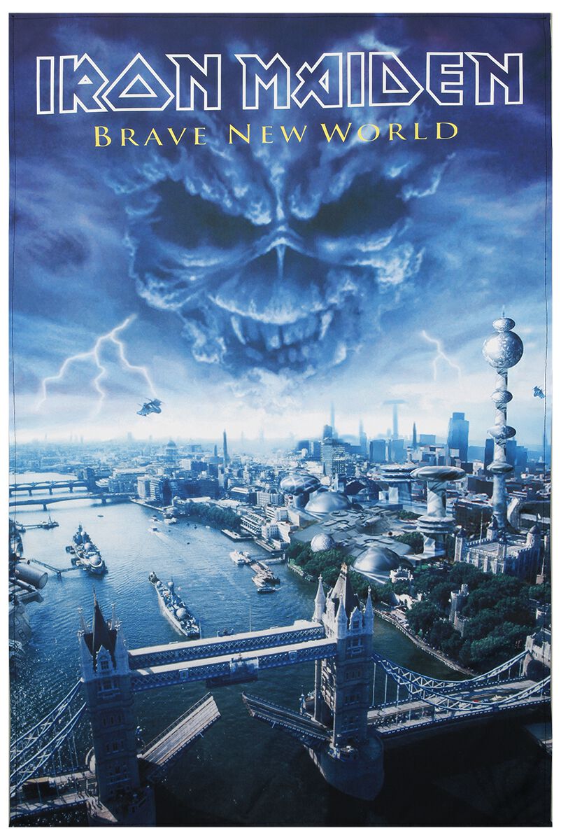 Iron Maiden Brave New World Flag multicolour - Image 1