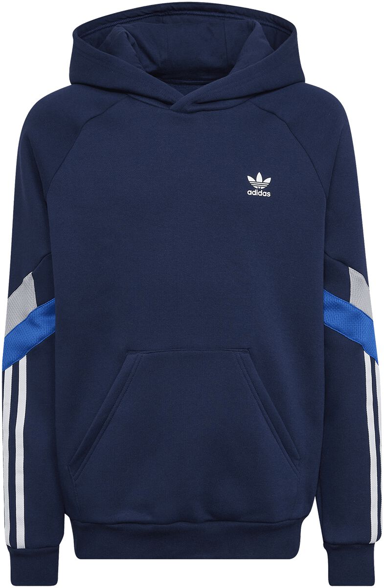 Image of Adidas - Logo hoodie - Felpa con cappuccio - Uomo - blu