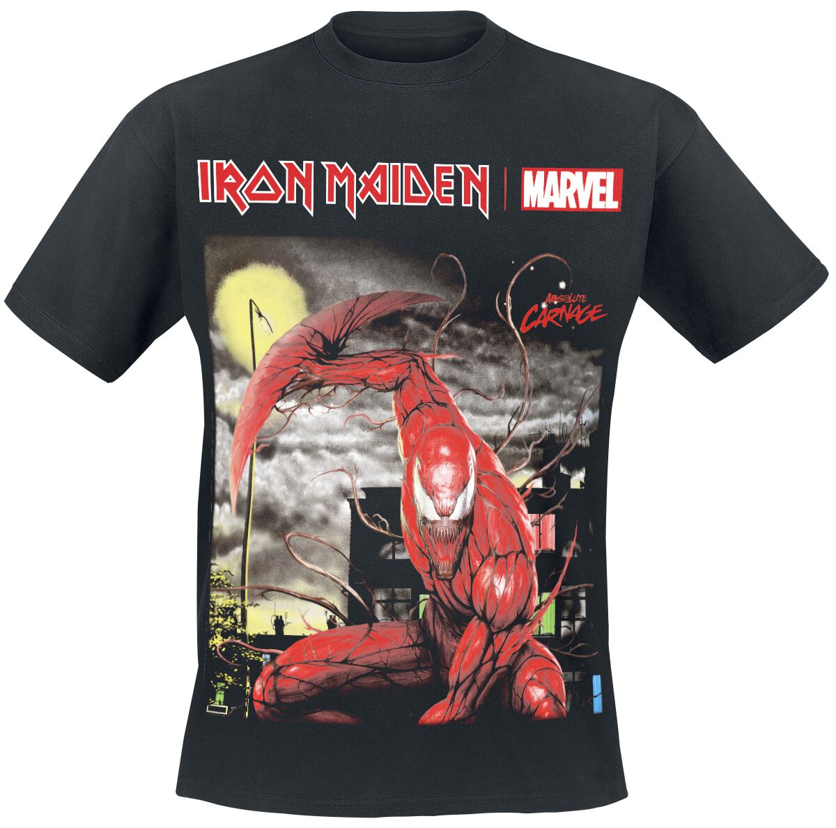 Image of Iron Maiden Iron Maiden x Marvel Collection - Absolute Carnage T-Shirt schwarz