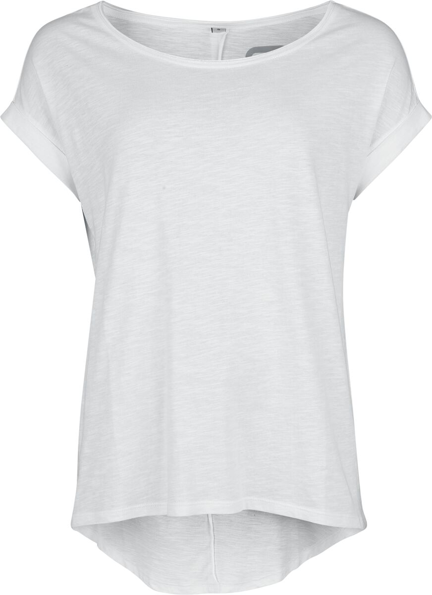 4068143320610 - Long Back Shaped Slub Tee T-Shirt weiß in 3XL