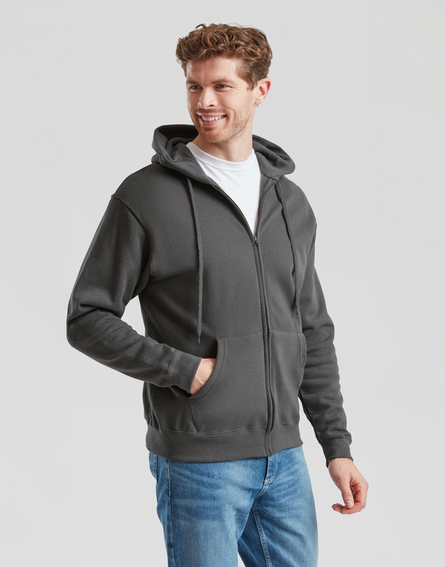 4068143456883 - CLASSIC HOODED SWEAT JACKET Kapuzenjacke graphite in L