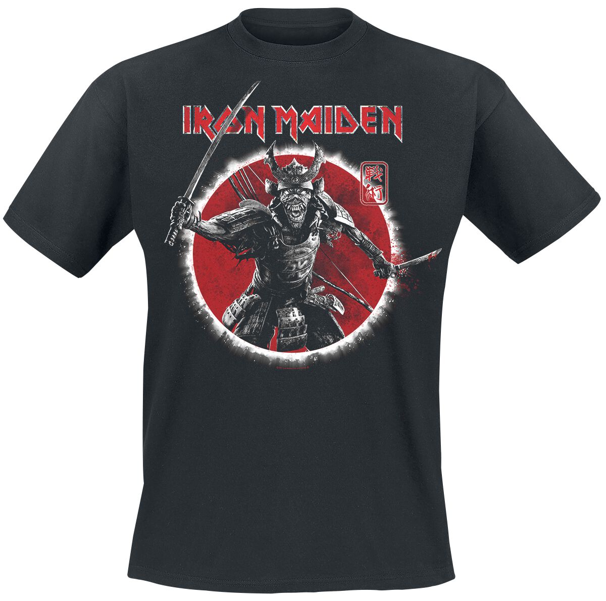 Image of Iron Maiden Eddie Warrior T-Shirt schwarz