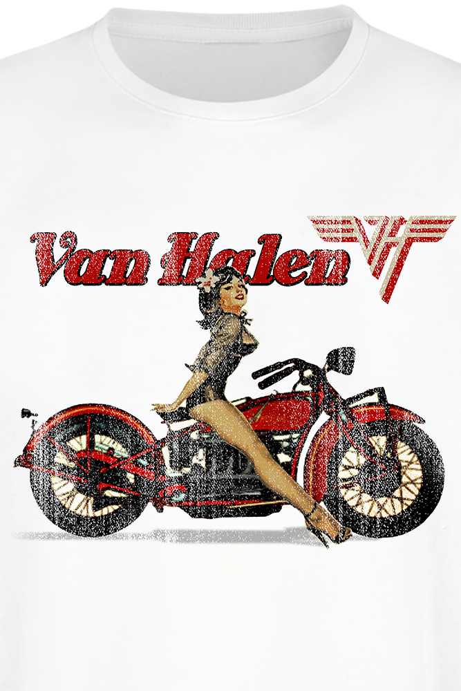 Van Halen Cherup 1984 Langarmshirt weiß