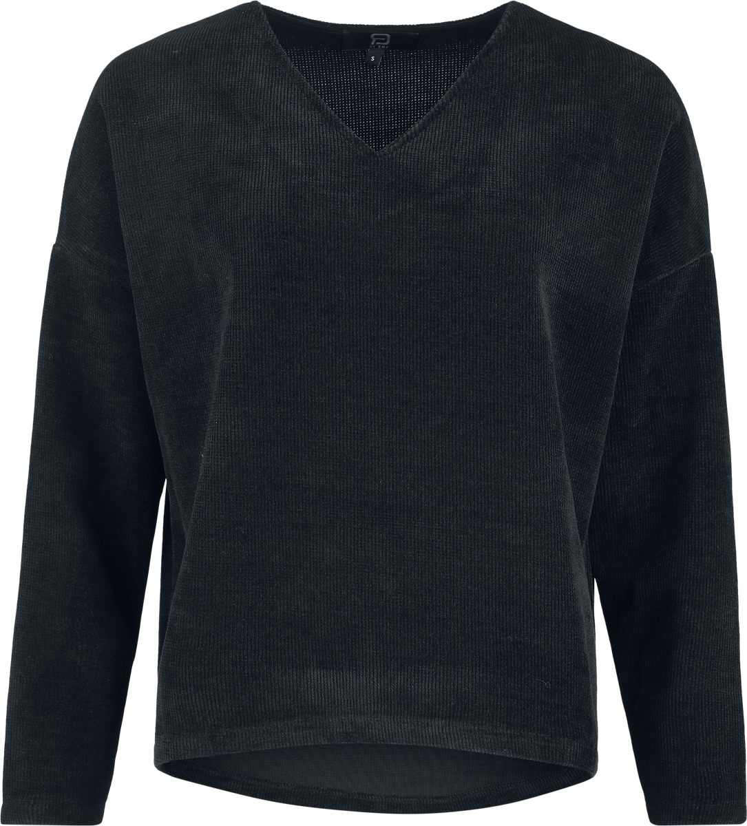 RED by EMP  Long-sleeve Shirt - Basic Long-sleeved Top - for Women - black