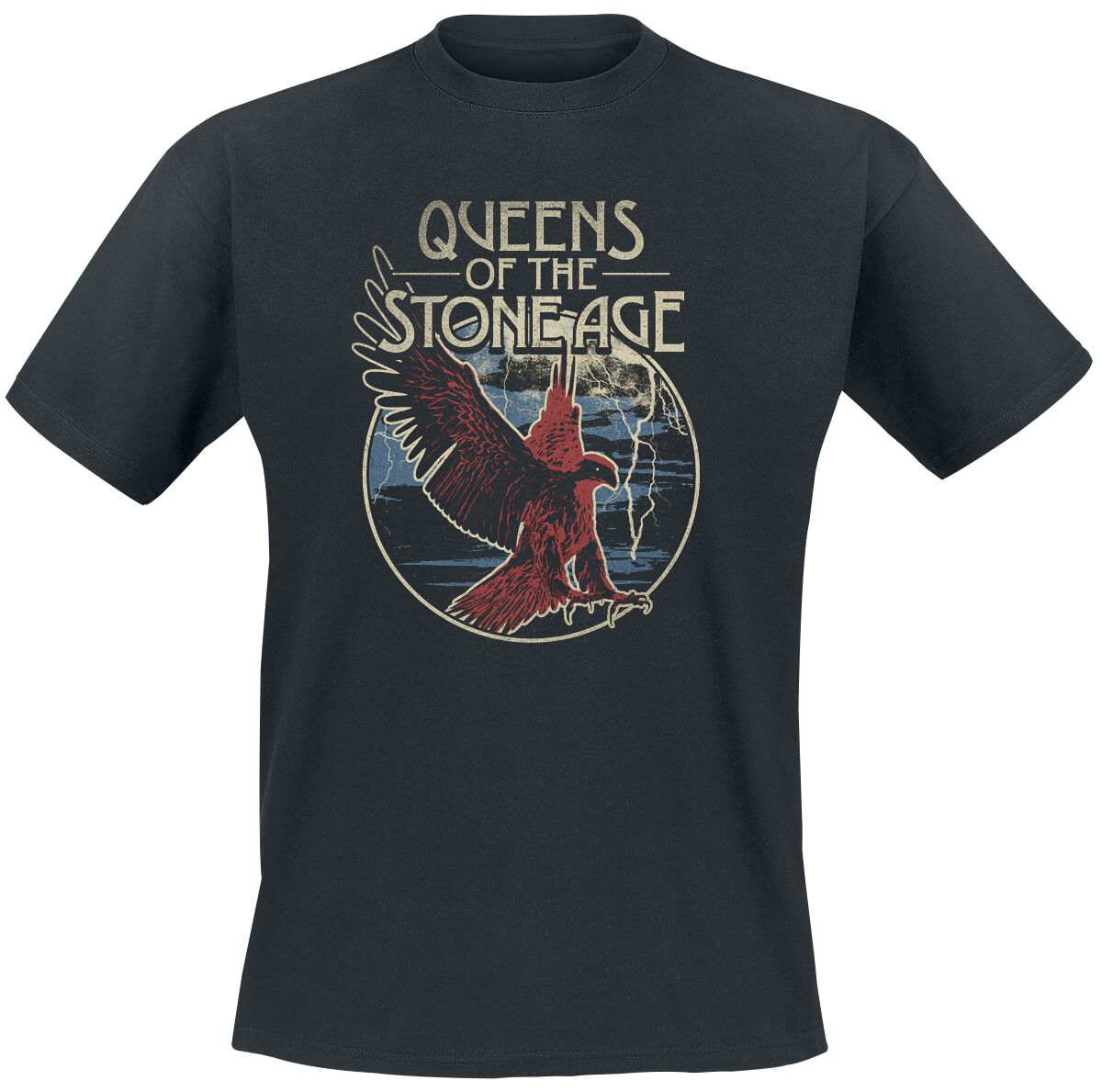 Image of Queens Of The Stone Age Eagle T-Shirt schwarz