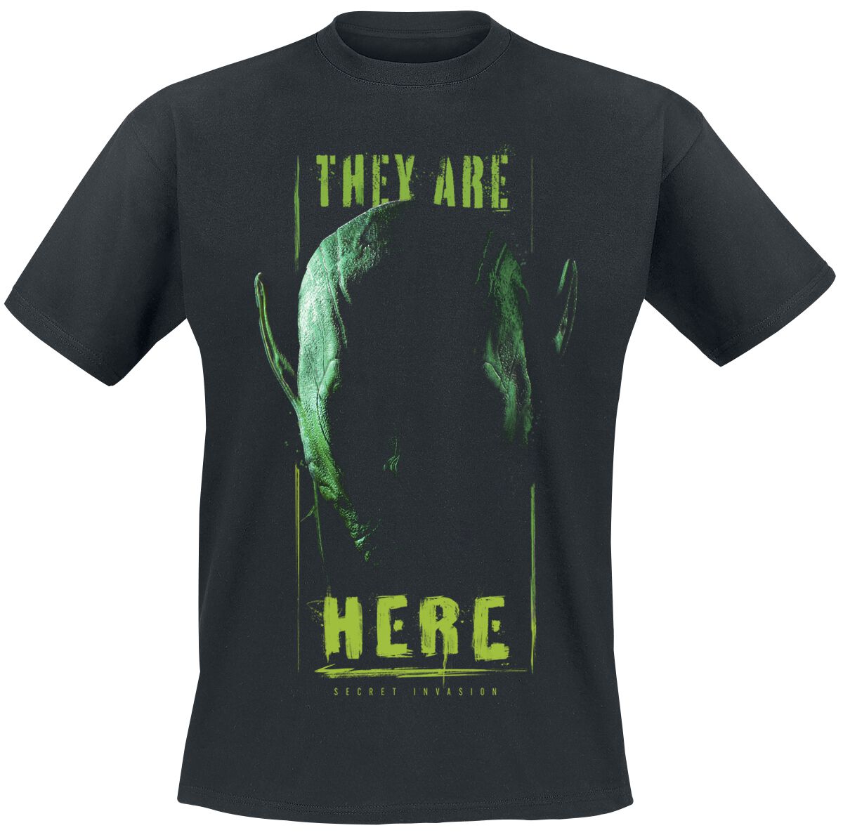 Secret Invasion - Marvel T-Shirt - They Are Here - S bis XXL - für Männer - Größe S - schwarz  - EMP exklusives Merchandise!