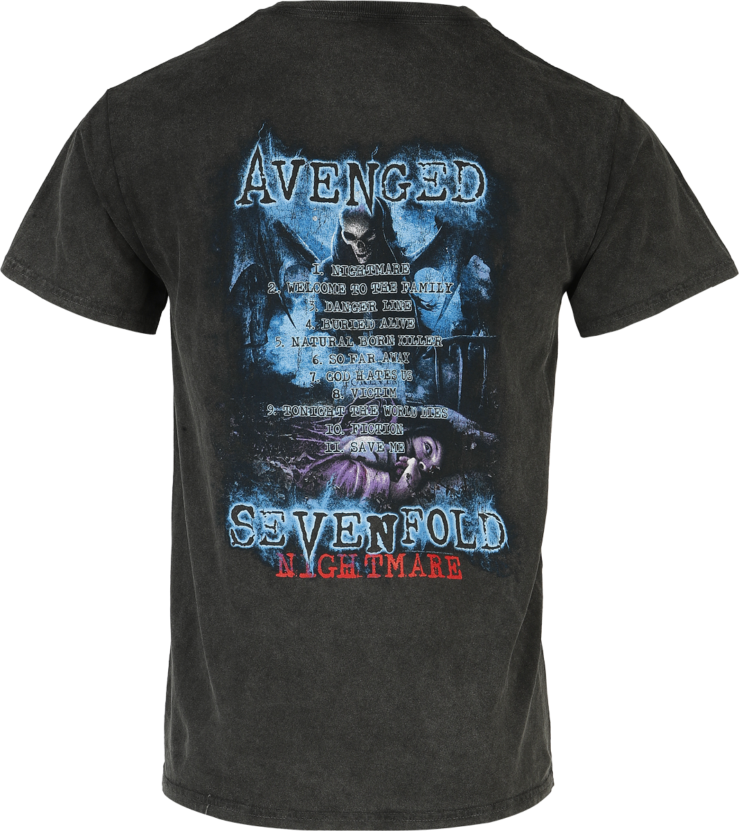 5056705730822 - Nightmare Tour T-Shirt schwarz in M