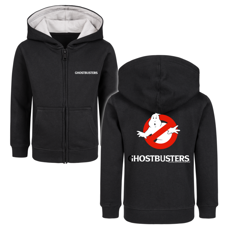 Ghostbusters  Kids' hooded jackets - Metal-Kids - Logo - for Children - black
