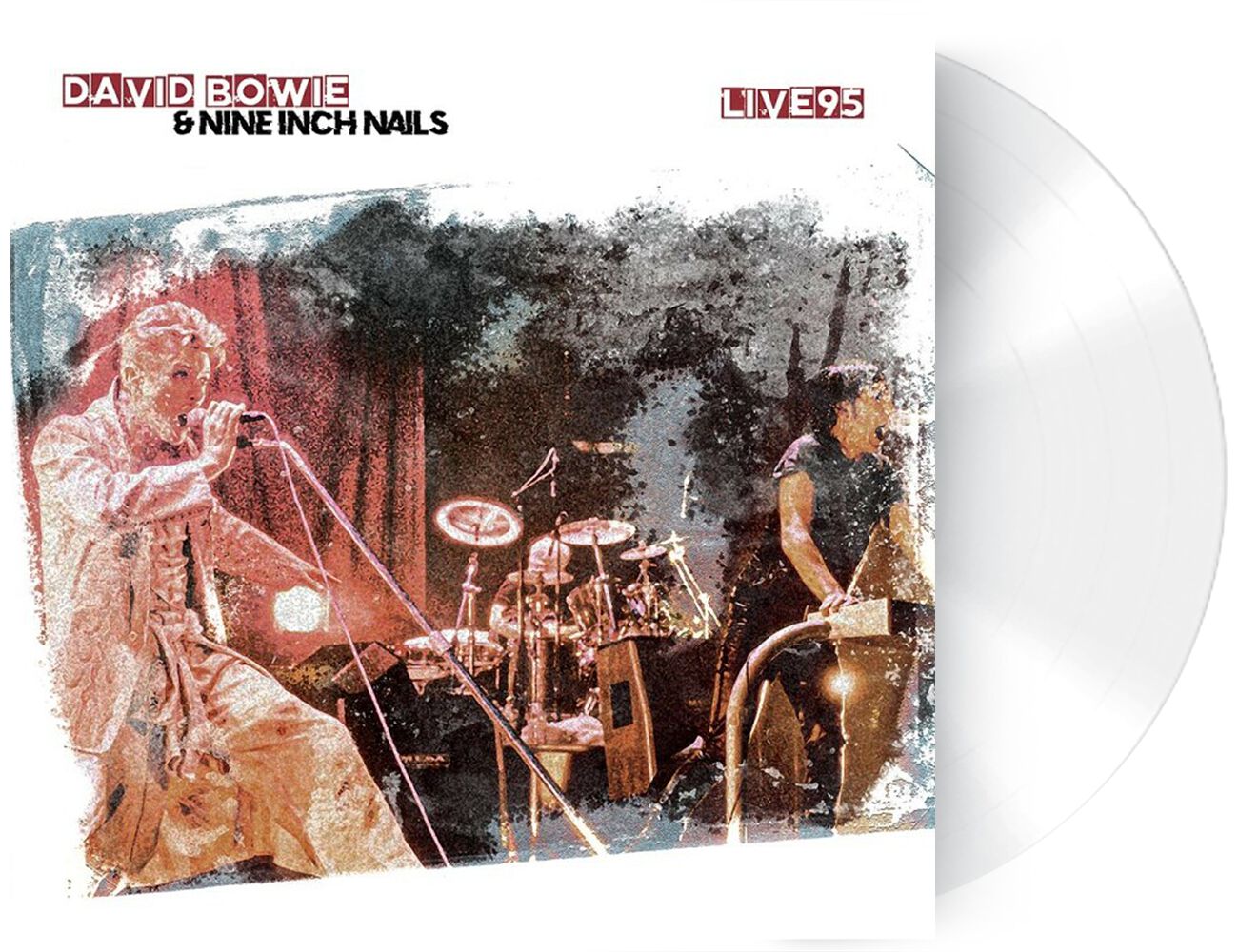 David Bowie With Nine Inch Nails Live In '95 LP white