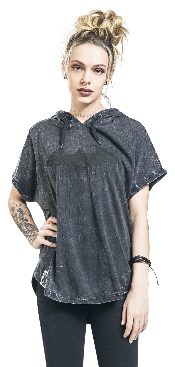 Batman Bat-Logo T-Shirt dunkelgrau